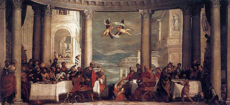 Paolo Veronese Feast at the House of Simon France oil painting art
